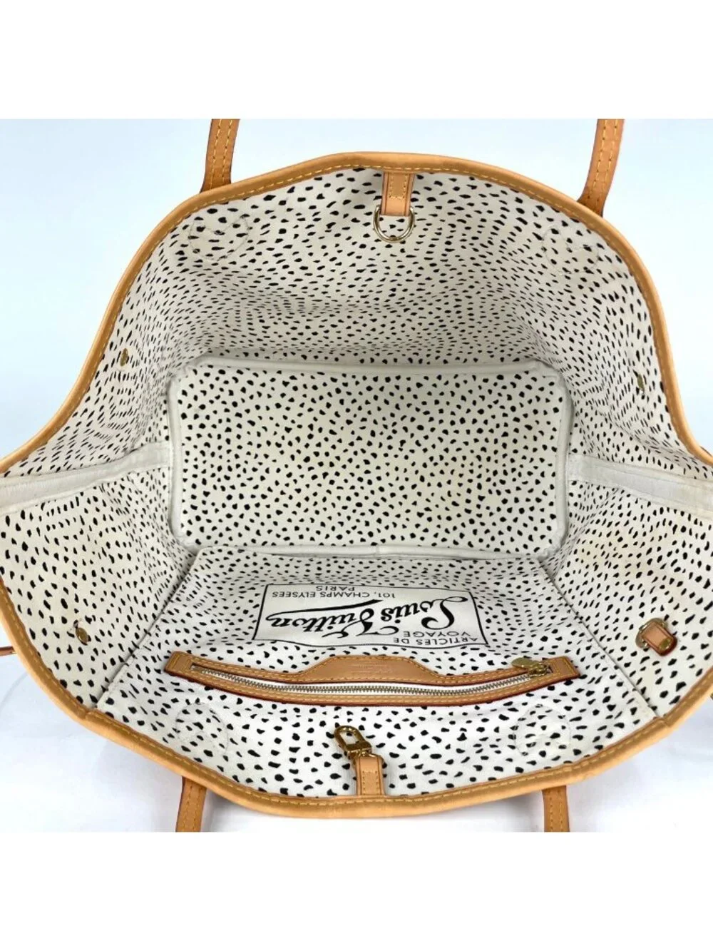 Louis Vuitton Neverfull MM Tote Yayoi Kusama Pumpkin Dot Shoulder Bag Monogram